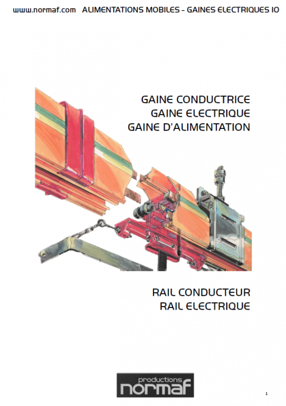 ALIMENTATIONS MOBILES - GAINES ELECTRIQUES GAINE CONDUCTRICE GAINE ELECTRIQUE GAINE D'ALIMENTATION RAIL CONDUCTEUR RAIL ELECTRIQUE